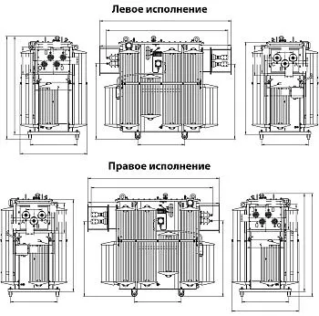 Фото чертежа ТМЗ 630/6/0,4 Фото чертежа ТМЗ 630/6/0,4